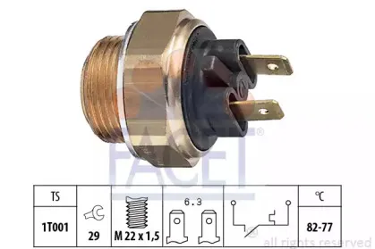 Термовыключатель, вентилятор радиатора FACET купить