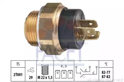 Термовыключатель, вентилятор радиатора FACET купить