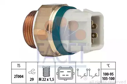 Термовыключатель, вентилятор радиатора FACET купить