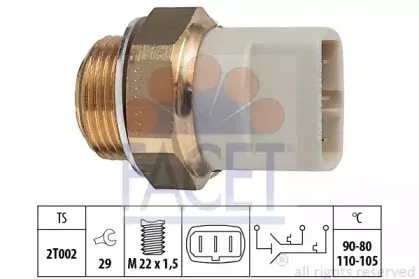 Термовыключатель, вентилятор радиатора FACET купить