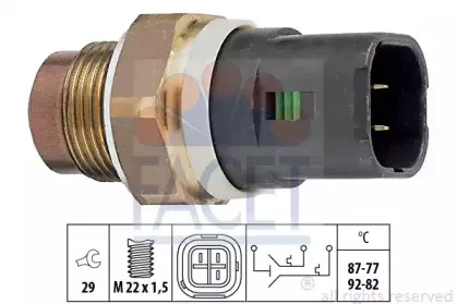 Термовыключатель, вентилятор радиатора FACET купить