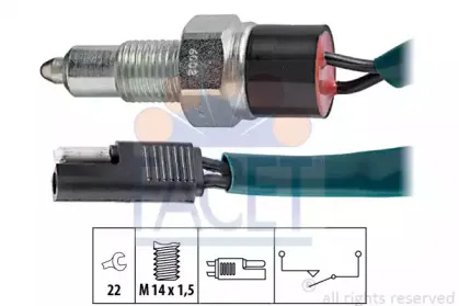 Выключатель, фара заднего хода FACET купить