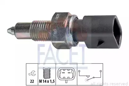 Выключатель, фара заднего хода FACET купить