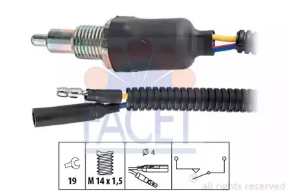 Выключатель, фара заднего хода FACET купить