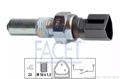 Выключатель, фара заднего хода FACET купить