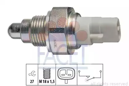 Выключатель, фара заднего хода FACET купить