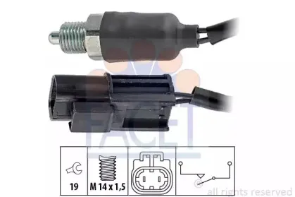 Выключатель, фара заднего хода FACET купить