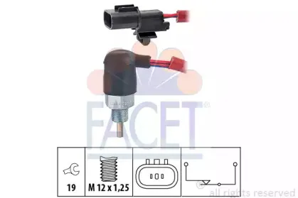 Выключатель, фара заднего хода FACET купить