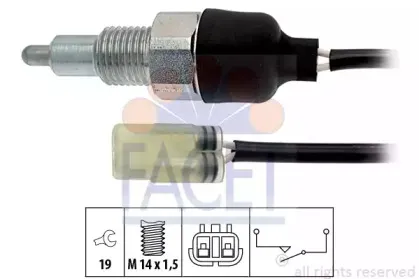 Выключатель, фара заднего хода FACET купить