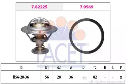 Термостат, охлаждающая жидкость FACET купить