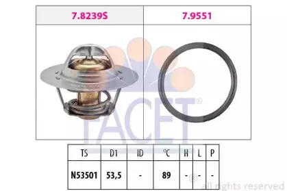 Термостат, охлаждающая жидкость FACET купить