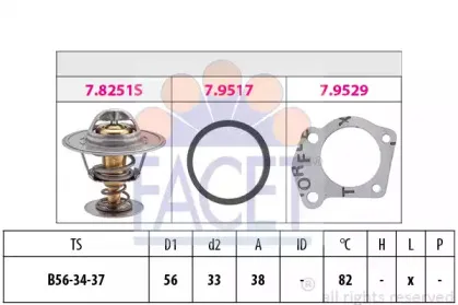 Термостат, охлаждающая жидкость FACET купить