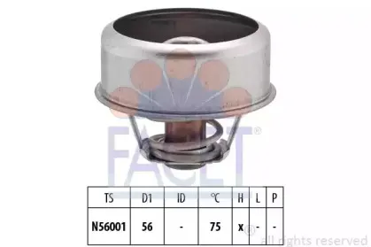 Термостат, охлаждающая жидкость FACET купить