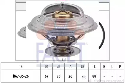 Термостат, охлаждающая жидкость FACET купить