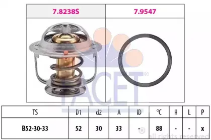 Термостат, охлаждающая жидкость FACET купить