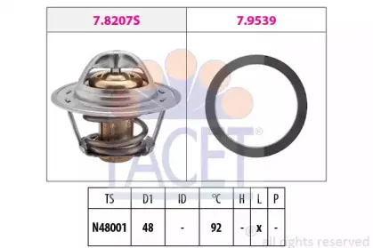 Термостат, охлаждающая жидкость FACET купить