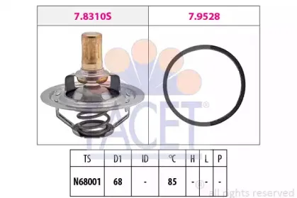 Термостат, охлаждающая жидкость FACET купить