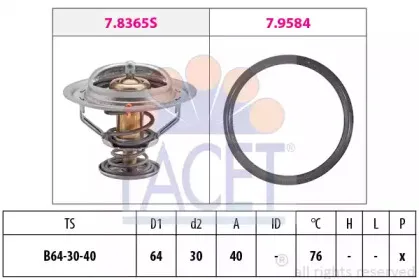 Термостат, охлаждающая жидкость FACET купить