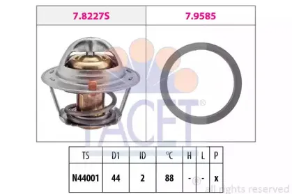 Термостат, охлаждающая жидкость FACET купить