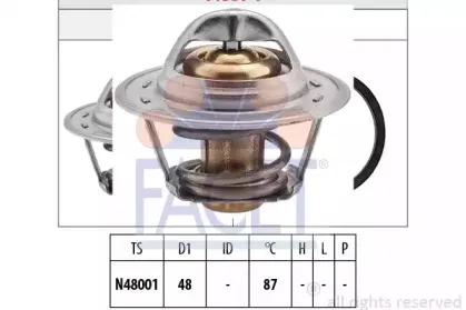 Термостат, охлаждающая жидкость FACET купить