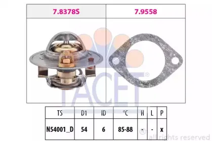 Термостат, охлаждающая жидкость FACET купить