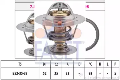 Термостат, охлаждающая жидкость FACET купить