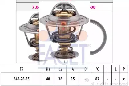 Термостат, охлаждающая жидкость FACET купить