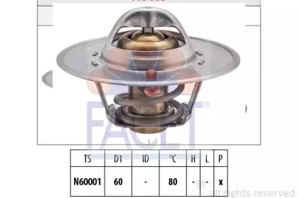 Термостат, охлаждающая жидкость FACET купить