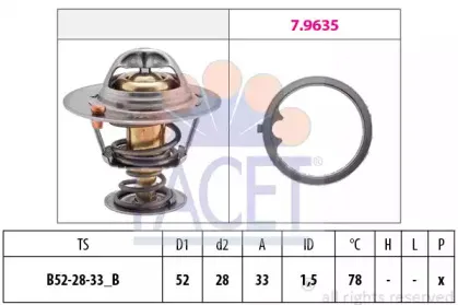 Термостат, охлаждающая жидкость FACET купить