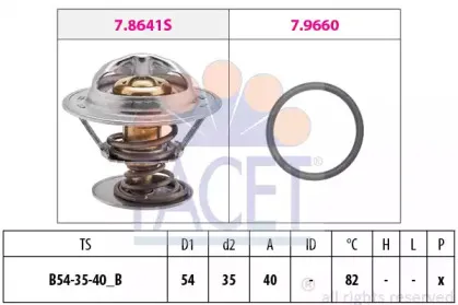 Термостат, охлаждающая жидкость FACET купить