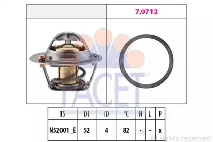 Термостат, охлаждающая жидкость FACET купить