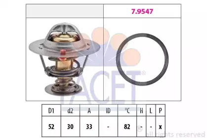 Термостат, охлаждающая жидкость FACET купить