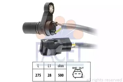 Датчик частоты вращения, автоматическая коробка передач FACET купить