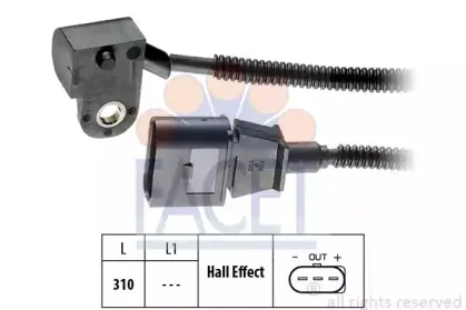 Датчик, положение распределительного вала FACET купить