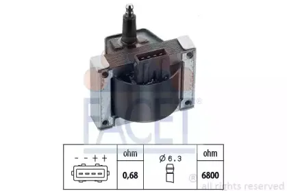 Катушка зажигания FACET купить