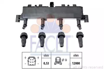 Катушка зажигания FACET купить