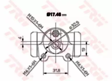 Колесный тормозной цилиндр TRW купить