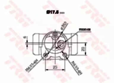 Колесный тормозной цилиндр TRW купить