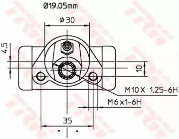 Колесный тормозной цилиндр TRW купить