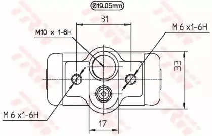 Колесный тормозной цилиндр TRW купить