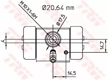 Колесный тормозной цилиндр TRW купить