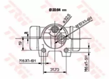 Колесный тормозной цилиндр TRW купить