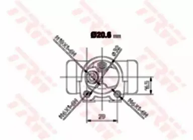 Колесный тормозной цилиндр TRW купить