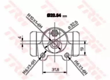 Колесный тормозной цилиндр TRW купить