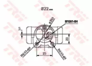Колесный тормозной цилиндр TRW купить