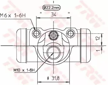 Колесный тормозной цилиндр TRW купить
