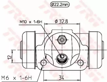 Колесный тормозной цилиндр TRW купить