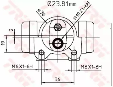 Колесный тормозной цилиндр TRW купить
