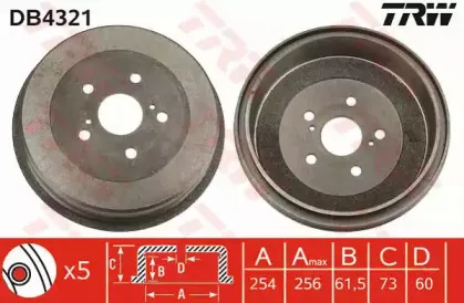 Тормозной барабан TRW купить