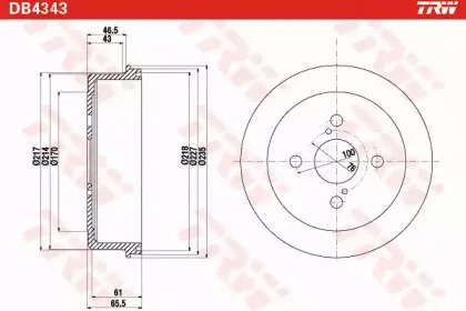 Тормозной барабан TRW купить